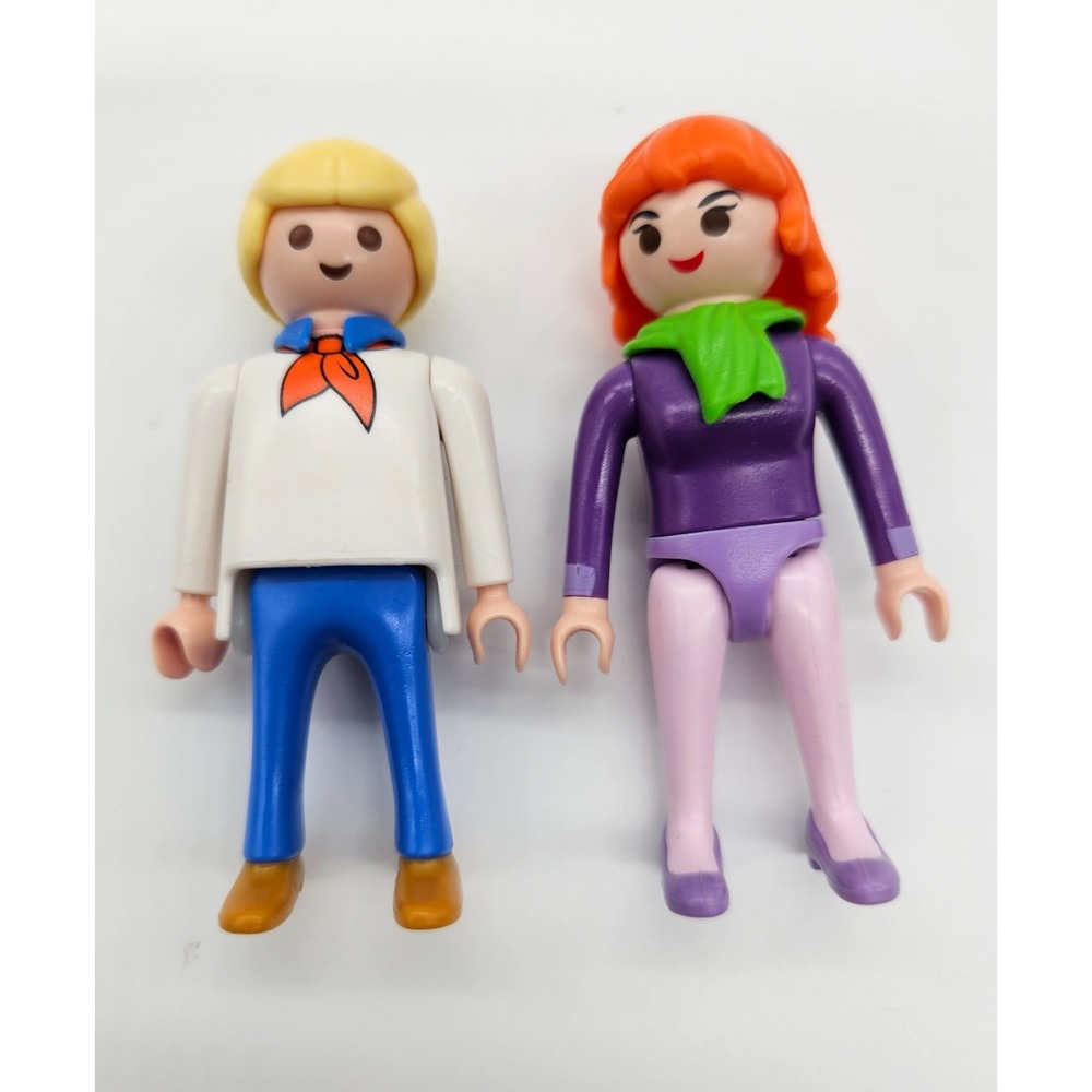 Playmobil Scooby Doo Fred‎ Daphne Figures Toys Collectible Action Figures